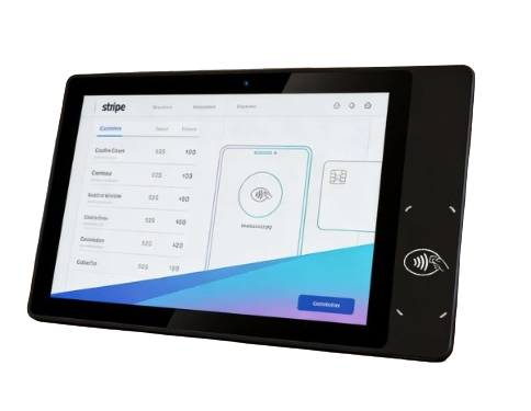 Tablet PC POS Android 14.0 de 10,1 pulgadas con NFC frontal